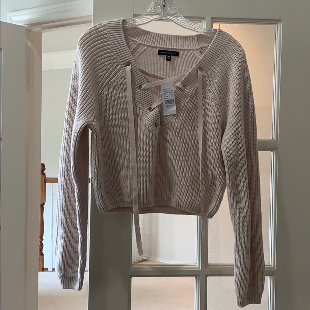 Pacsun Kendall and Kylie NEW cream sweater